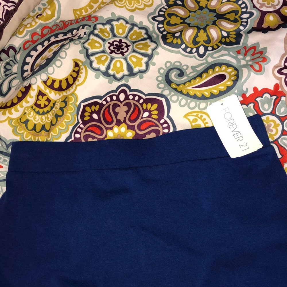 blue skirt!